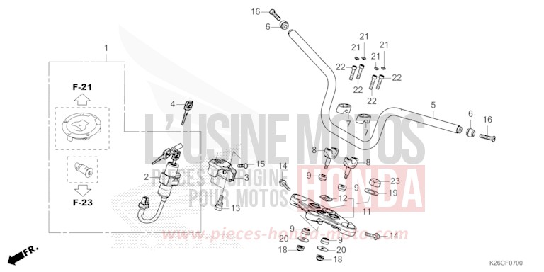 HANDLE PIPE for MSX GROM A CANDY VICTORY BLUE (B214) from 2024